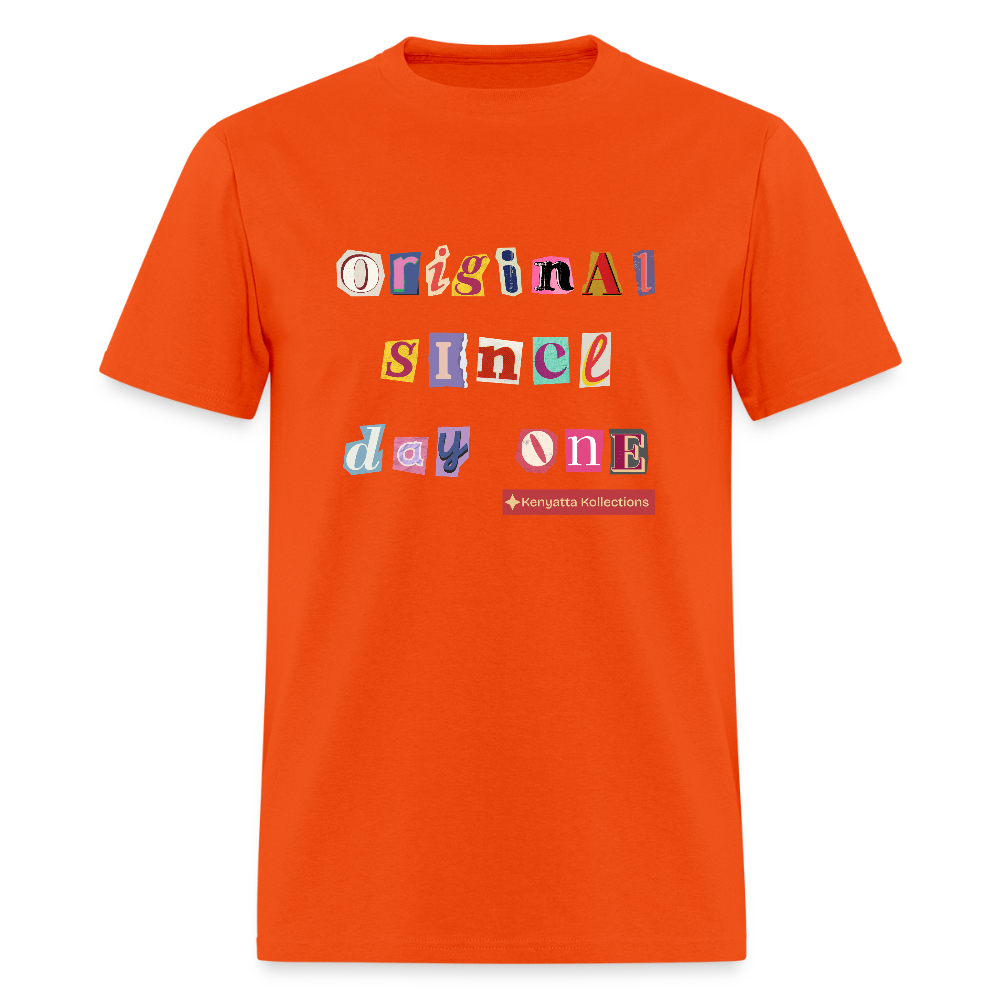 Original Since Day One - Unisex T-Shirt - orange
